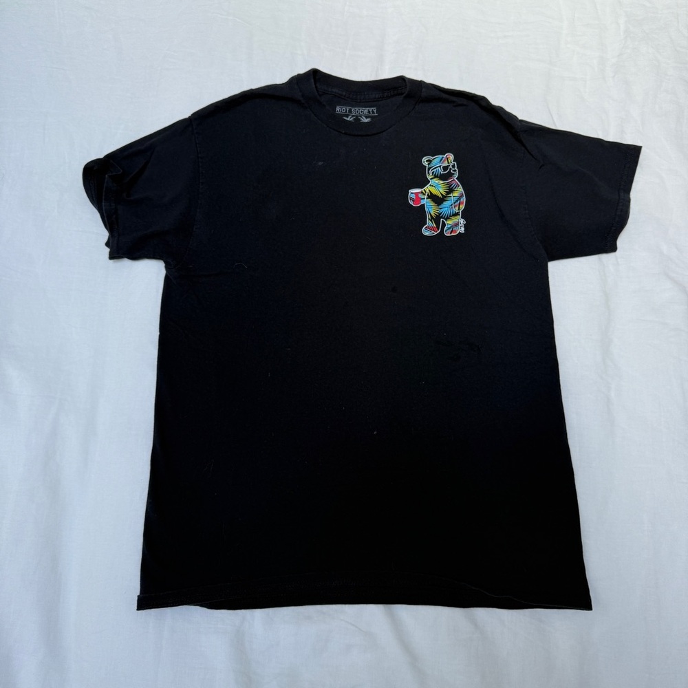 Men's Riot Society - party bear T-Shirt